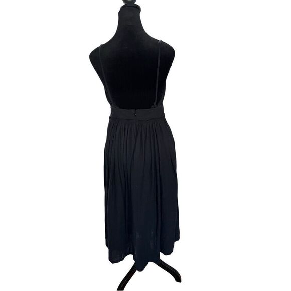 Ulla Johnson Freya Cotton Spaghetti Strap Sundress Dress Black Noir Women’s 8 - Picture 4 of 15